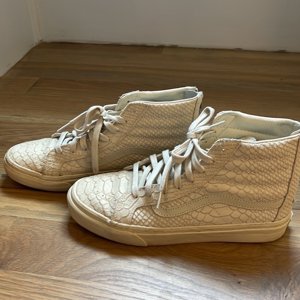 Vans Sk8-Hi In Mono Python Angora Unisex Size M 8… - image 4